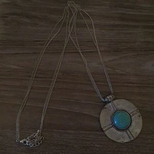 silver & turquoise necklace